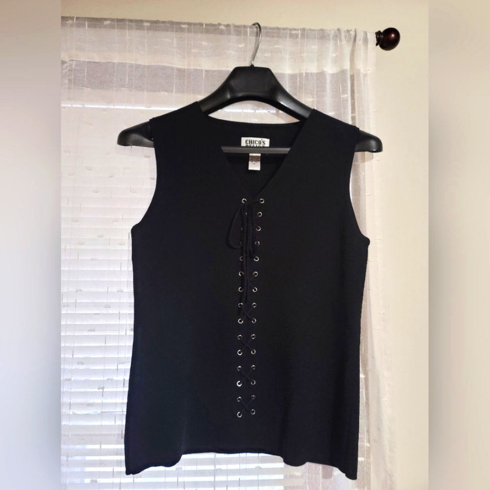 CHICOS TRAVELERS TOP WOMEN'S
